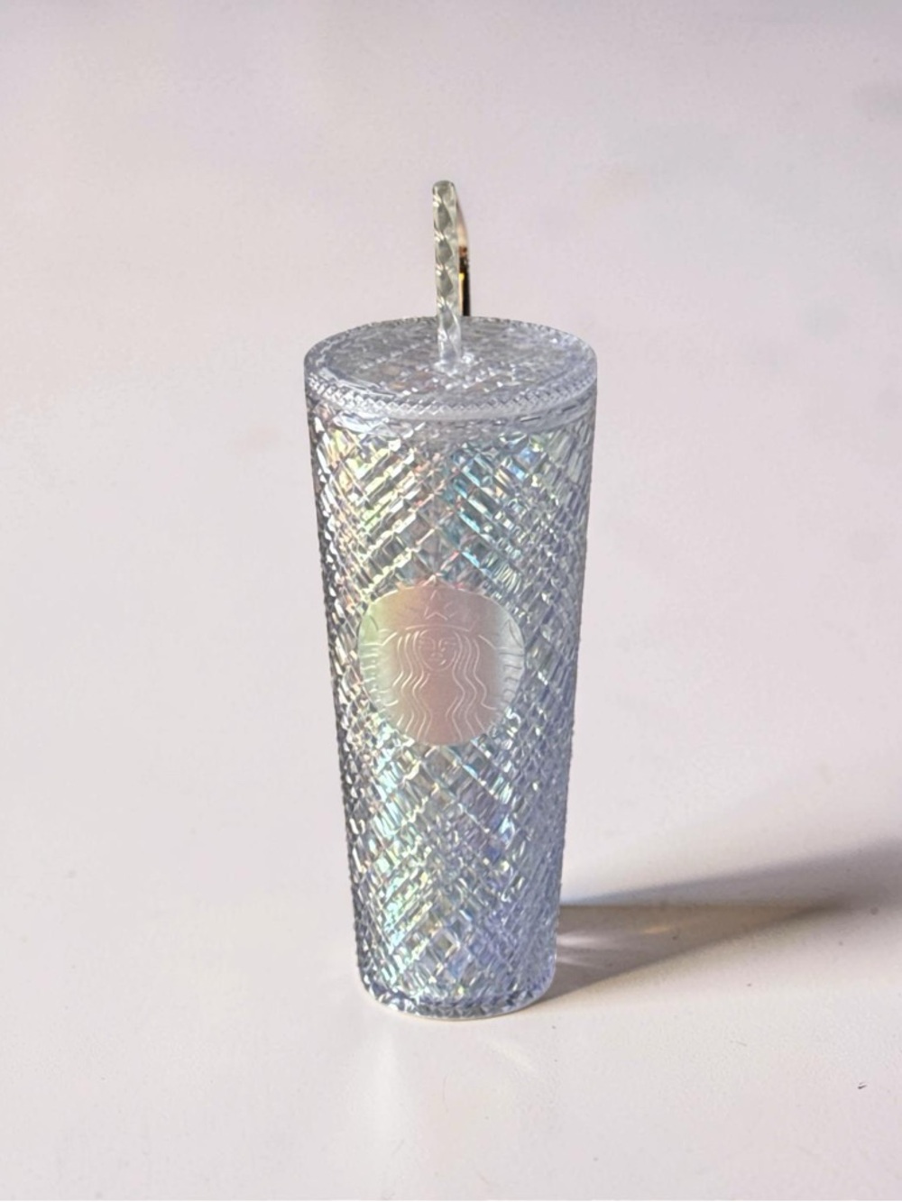 NWT Starbucks Holiday 2022 Iridescent Unicorn Jewel Tumbler with Straw